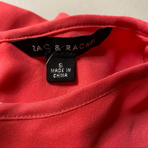 NEW Zac and Rachel Pink high neck tank top Size S - Picture 4 of 10